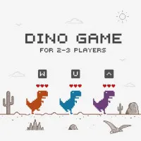 Play Dino Game For 2-3 Players now!