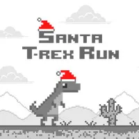 santa-t-rex-run