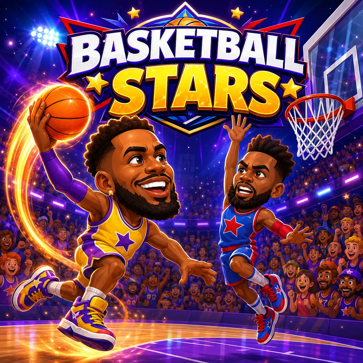 PLay Basketball Stars now!