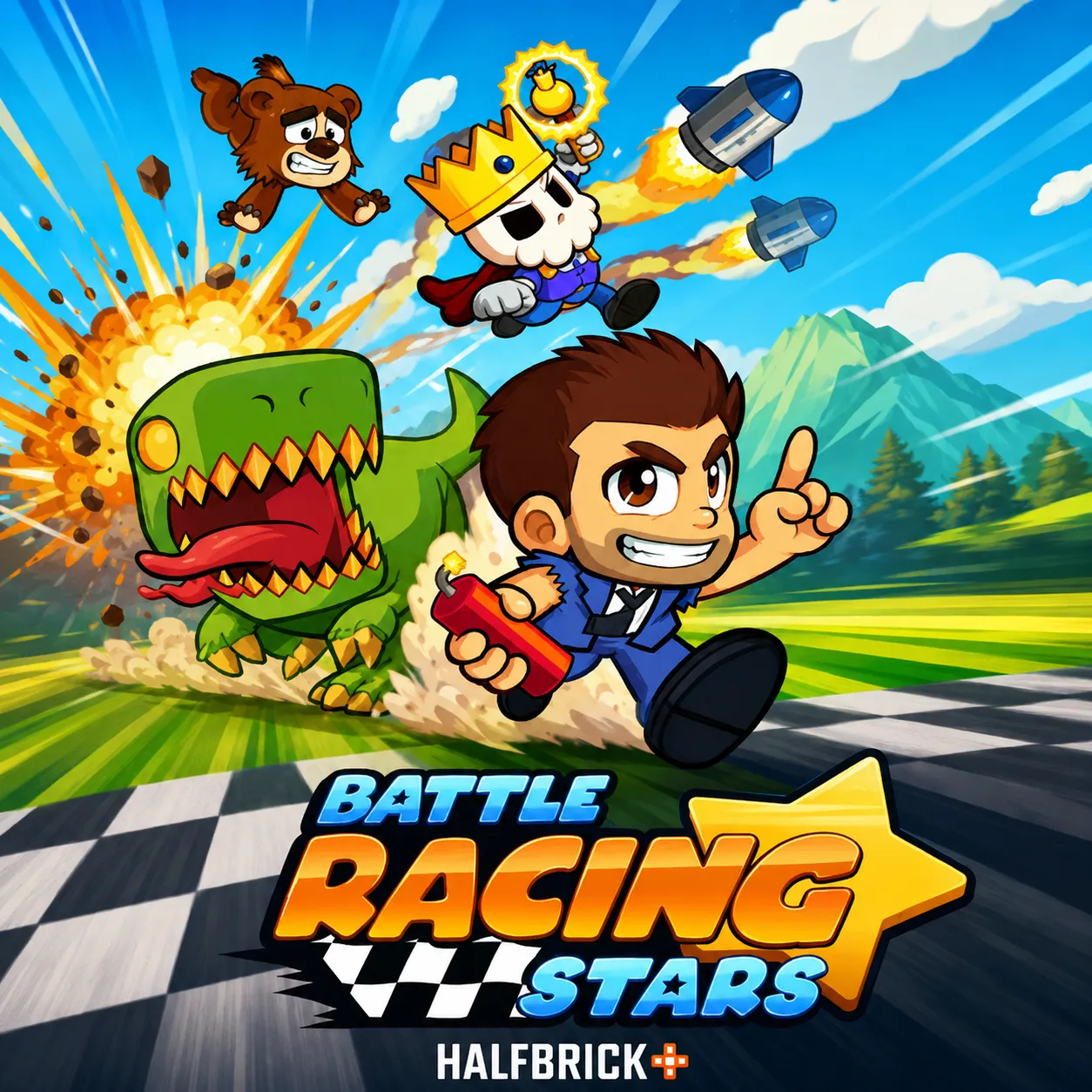 PLay Battle Racing Stars now!