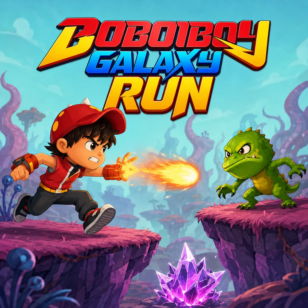 PLay Boboiboy Galaxy Run now!