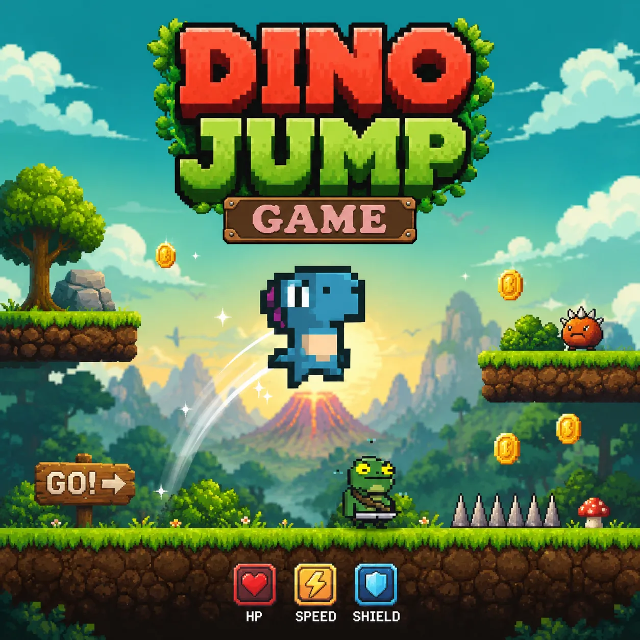 PLay Dino Jump Game now!