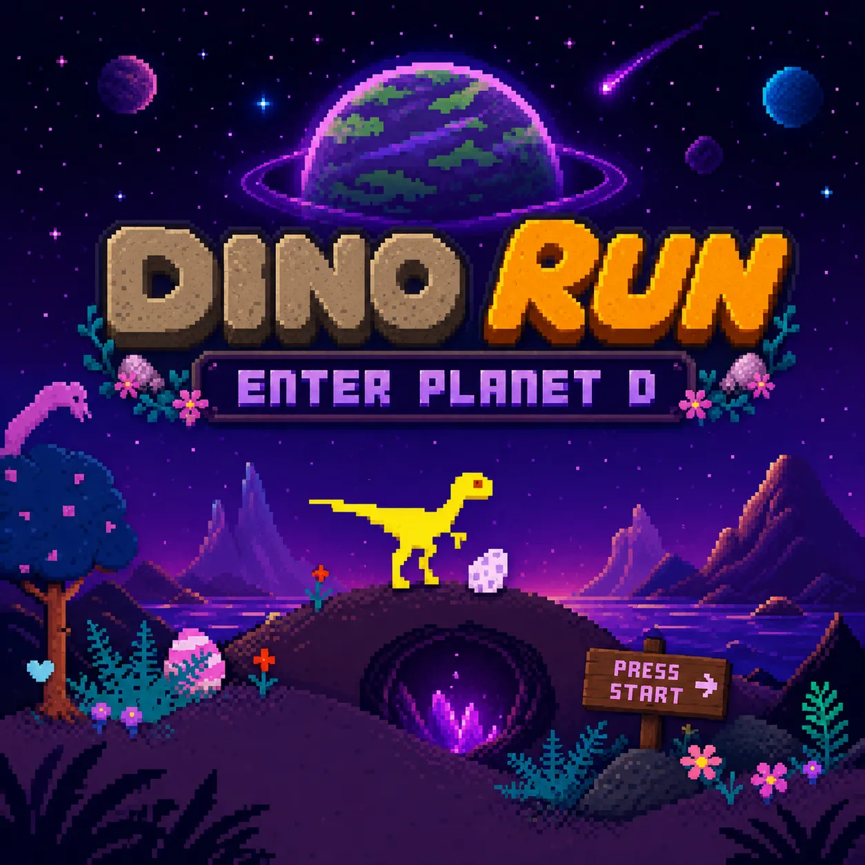 PLay Dino Run Enter Planet D now!