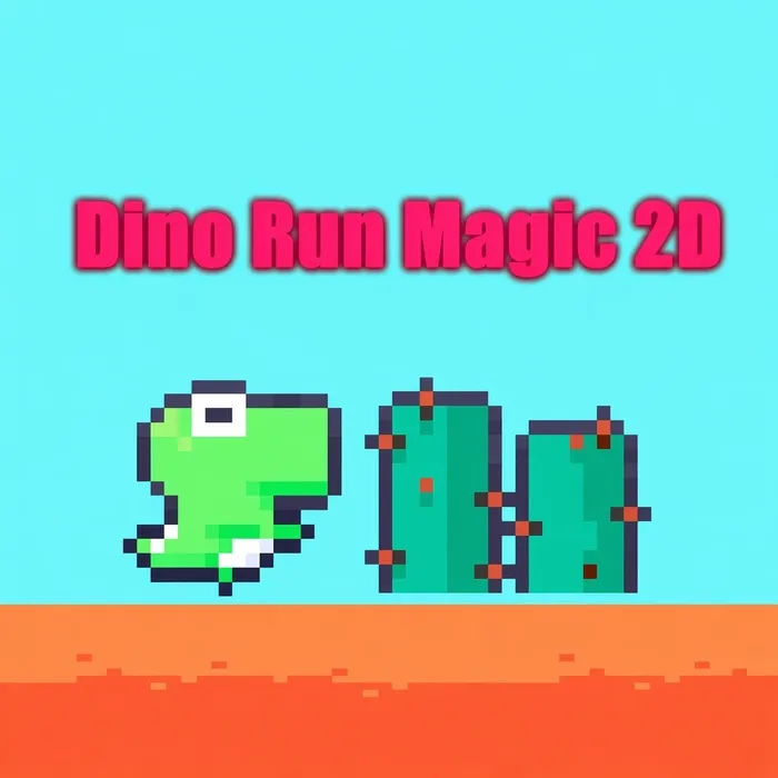 PLay Dino Run Magic 2D now!