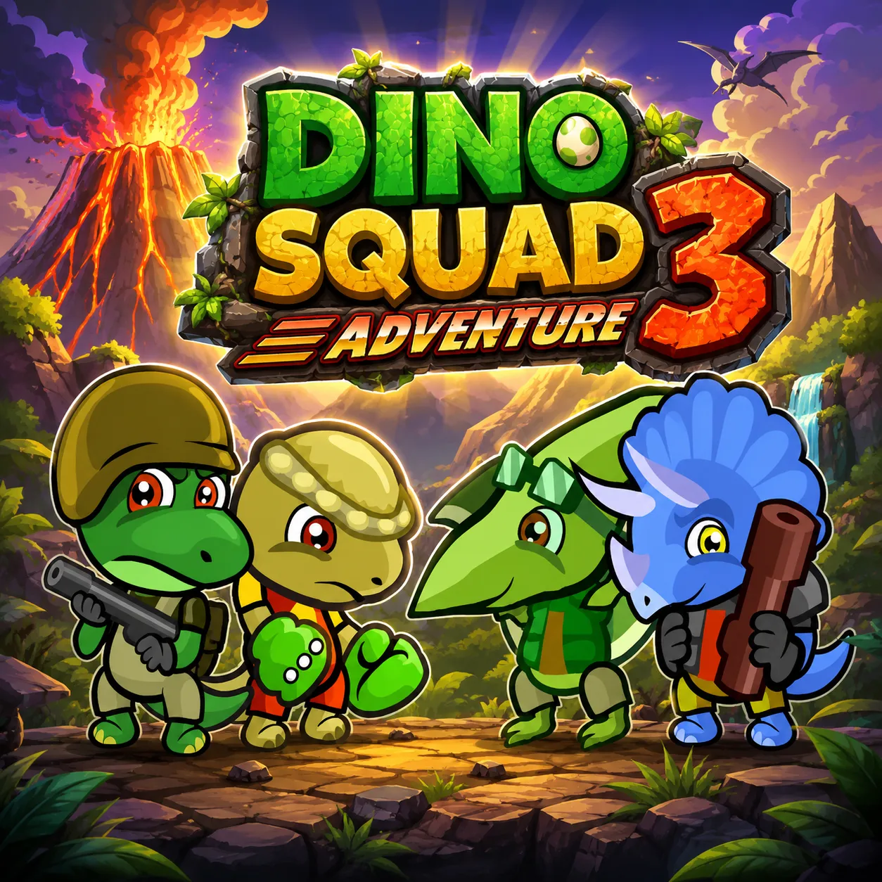 PLay Dino Squad Adventure 3 now!