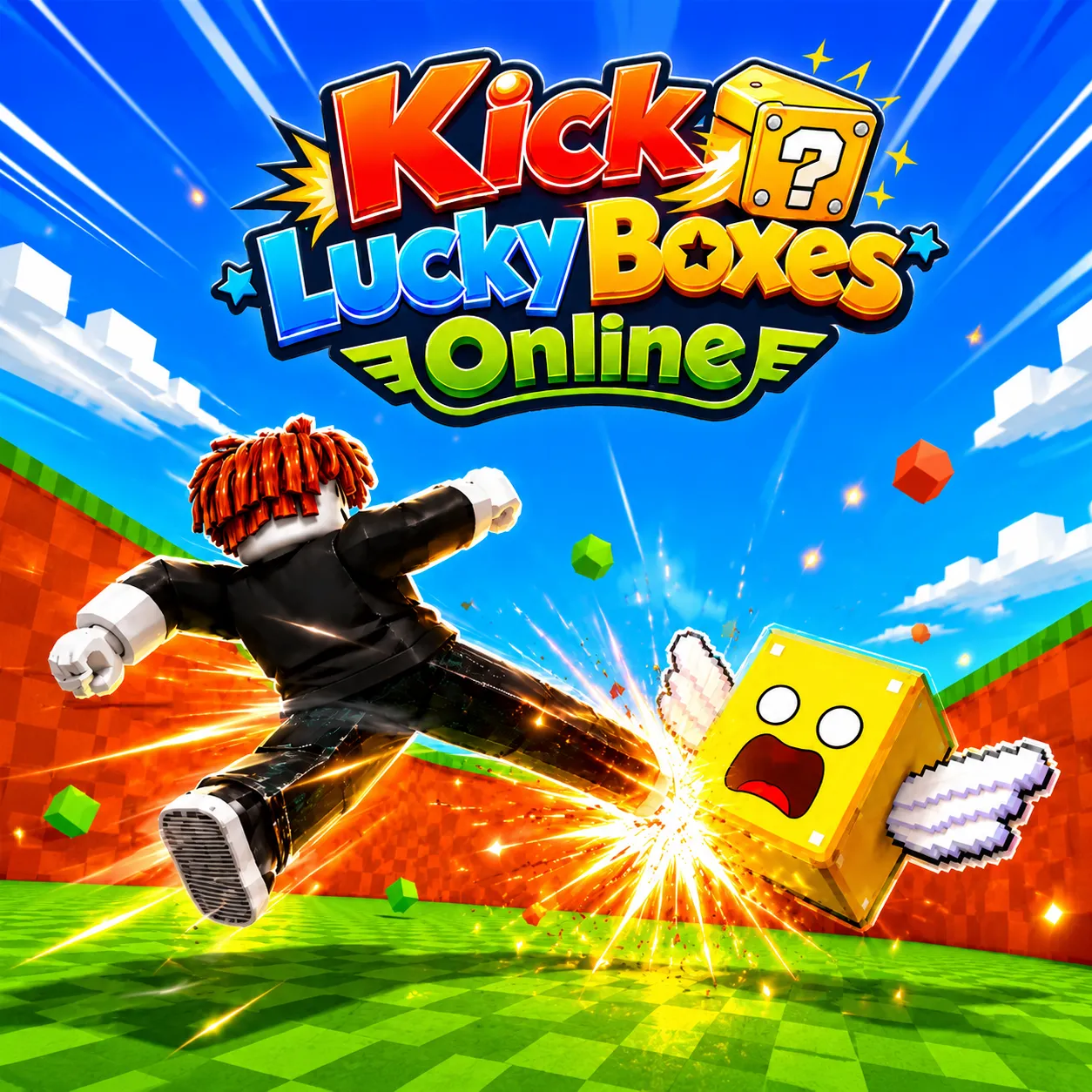 PLay Kick Lucky Boxes Online now!