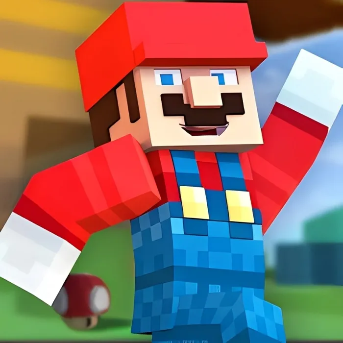 PLay Mario Minecraft Runner now!