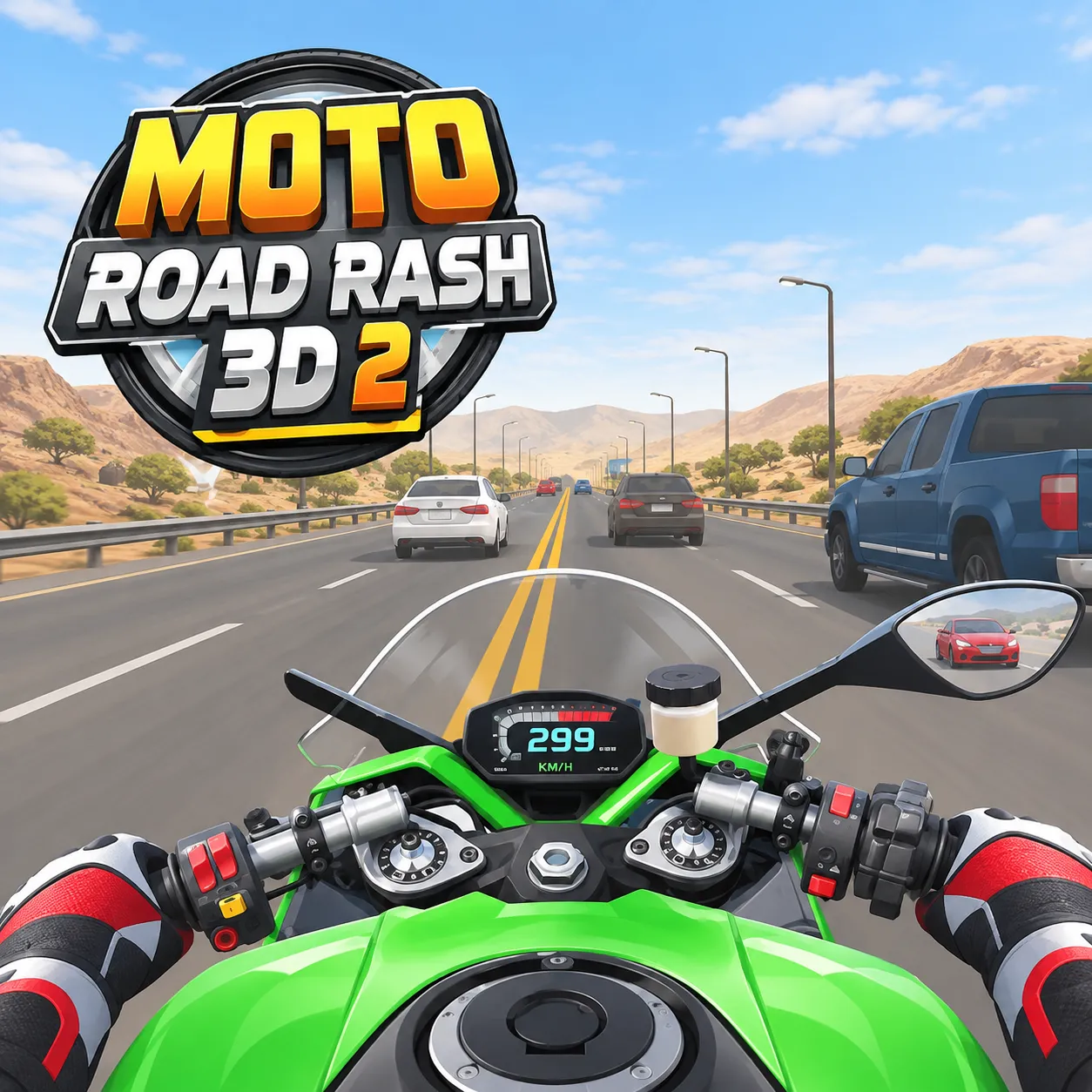 PLay Moto Road Rash 3D 2 now!