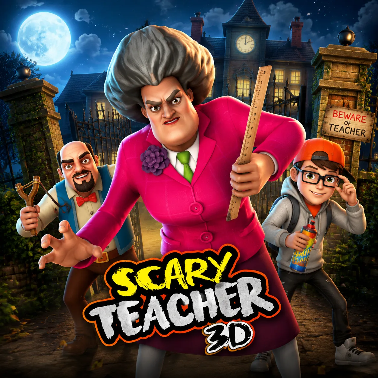 PLay Scary Teacher 3D now!