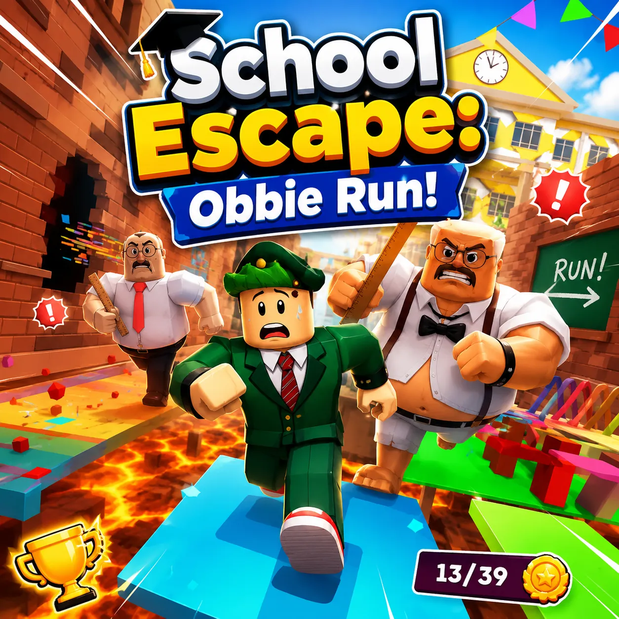 PLay School Escape: Obbie Run! now!