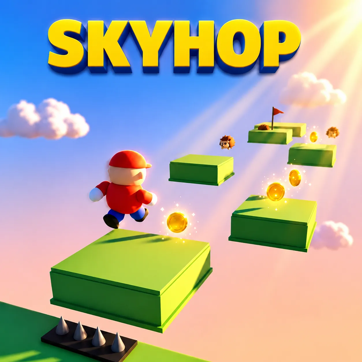 PLay SkyHop — 3D Parkour Adventure now!