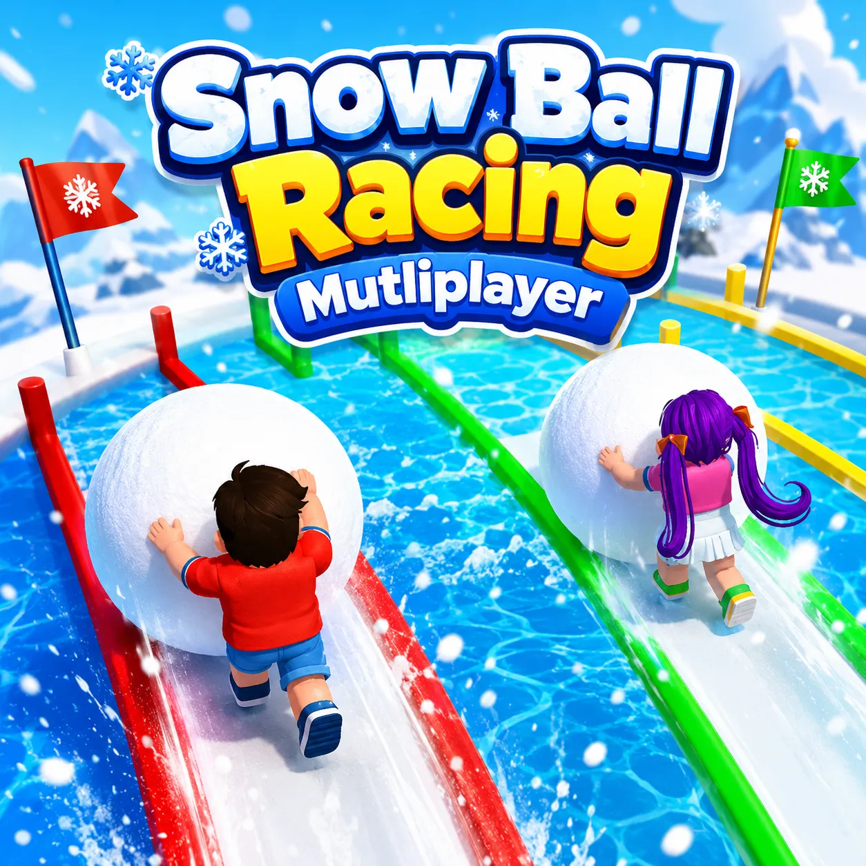 PLay Snow Ball Racing Mutliplayer now!